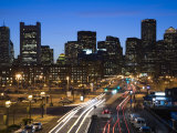 Massachusetts Financial District from South Boston, Boston, Massachusetts, USA Photographic Print by Walter Bibikow