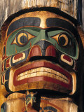 Totem Poles, British Columbia, Canada Photographic Print by Walter Bibikow