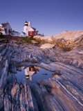 Pemaquid Point Lighthouse, Maine, USA Fotografie-Druck von Alan Copson