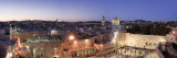 Wailing Wall, Western Wall and Dome of the Rock Mosque, Jerusalem, Israel Fotografie-Druck von Michele Falzone
