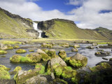Ofaerufoss Waterfall, Eldgja, Iceland Photographic Print by Michele Falzone