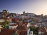Sao Vicente De Fora Church and Alfama District, Lisbon, Portugal Photographic Print by Michele Falzone