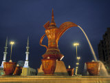 Water Jar Sculpture, Fujairah, United Arab Emirates Photographic Print by Walter Bibikow