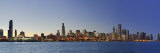 Shedd Aquarium and Chicago Skyline at Dusk, Chicago, Illinois, USA Photographic Print by Michele Falzone