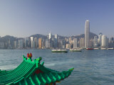 Kowloon, Victoria Harbour, International Financial Centre, Central, Hong Kong, China Photographic Print by Walter Bibikow