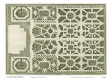 Courtly Garden Plan IV Poster von Sir Archibold Gravely