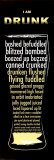 Drunk Glass Poster