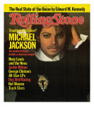 Michael Jackson, Rolling Stone no. 417, March 15, 1984 Photographic Print by Matthew Rolston