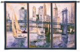 Sailing in the Afternoon II Wall Tapestry by Marti Bofarull