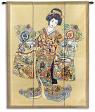 Geisha Wall Tapestry by Parker Fulton