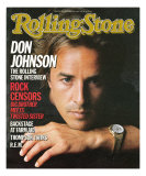 Don Johnson, Rolling Stone no. 460, November 7, 1985 Photographic Print by Herb Ritts