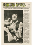 Jimi Hendrix, Rolling Stone no. 7, March 9, 1968 Photographic Print by Baron Wolman