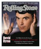 David Byrne, Rolling Stone no. 524, April 21, 1988 Photographic Print by Hiro 