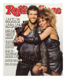 Mel Gibson and Tina Turner, Rolling Stone no. 455, August 29, 1985 Photographic Print by Herb Ritts
