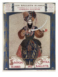 Comoedia Illustre: Les Ballets Russes, c.1910 Giclee-trykk av Leon Bakst Comoedia Illustre: Les Ballets Russes, c.1910 Giclee-trykk av Leon Bakst