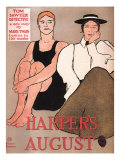 Harper's August, c.1896 Giclee Print by Edward Penfield