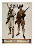 Leslie's Magazine: Too Proud to Fight, c.1917 Giclee Print by James Montgomery Flagg