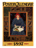 Calendar, c.1897 reproduction procédé giclée par Louis John Rhead
