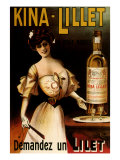 Kina-Lillet: Demandez Un Lilet, c.1899 reproduction procédé giclée par Robys (Robert Wolff) 