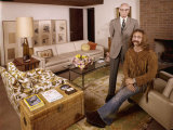 Singer David Crosby Standing with His Father Floyd in Father's House Lámina fotográfica de primera calidad por John Olson Singer David Crosby Standing with His Father Floyd in Father's House Lámina fotográfica de primera calidad por John Olson