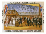 H.M.S. Pinafore, by Gilbert & Sullivan, Opera Comique, c.1878 Giclee Print