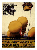 International Balloon Festival, Zurich, c.1909 Giclee Print by Emil Cardinaux