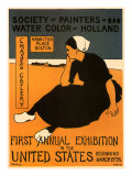 Society of Painters in Watercolor: Holland, c.1895 Lámina giclée por Charles Herbert Woodbury Society of Painters in Watercolor: Holland, c.1895 Lámina giclée por Charles Herbert Woodbury