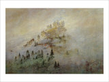 Morning Mist in the Mountains reproduction procédé giclée par Caspar David Friedrich