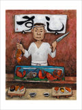 Sushi-Man Giclee Print by John Howard