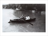 Gustav Klimt and Emilie in a Rowboat Giclee Print
