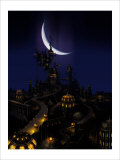 The Light of a Warm Town reproduction procédé giclée par Kyo Nakayama