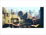Futuristic City reproduction procédé giclée par Kyo Nakayama