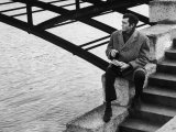 Author Julio Cortazar Premium fotografisk trykk av Pierre Boulat Author Julio Cortazar Premium fotografisk trykk av Pierre Boulat