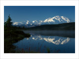 Mt. McKinnley, Wonderlake, Alaska Giclee Print by Charles Glover