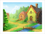 A Lovely House reproduction procédé giclée par Kyo Nakayama