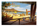 Aloha, Hawai Lámina giclée por Kerne Erickson