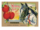 Crete Label "Apple" Giclee Print by Kerne Erickson