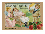 Crate Label "Strawberry" reproduction procédé giclée par Kerne Erickson