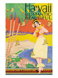 Hawaii, Romantic-Beautiful Lámina giclée por Kerne Erickson
