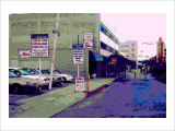 Public Parking Down Town, Los Angeles, California Giclee Print by Steve Ash