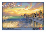 Huntington Beach Giclee Print by Kerne Erickson