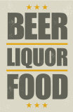 Beer, Liquor, Food Foto