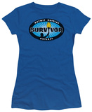Juniors: Survivor - Blue Burst T-Shirt