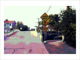 Narrow Bridge, Venice Beach, California Giclee Print by Steve Ash