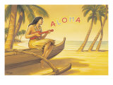 Aloha reproduction procédé giclée par Kerne Erickson