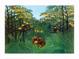 Henri Rousseau - The Tropics - Art Print Henri Rousseau - The Tropics - Art Print
