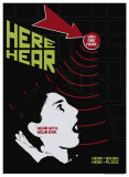 Grasping Grammar: Hear Here Poster by Christopher Rice