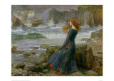 Miranda, the Tempest, c.1916 Posters by John William Waterhouse