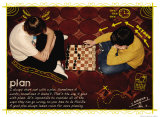 Plan Poster van Jeanne Stevenson