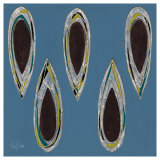 Teal Abstract Pósters por Alan Buckle